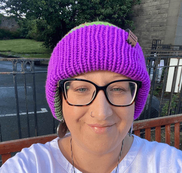 Signature Rainbow Funky Chunky Beanie – Handmade in Scotland