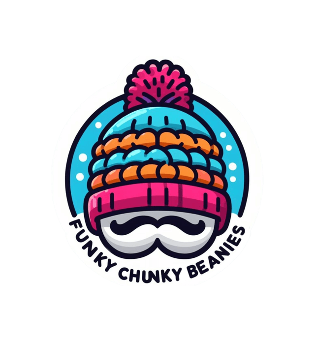 Funky Chunky Bobble hat – Amethyst & Plum - Handmade in Scotland