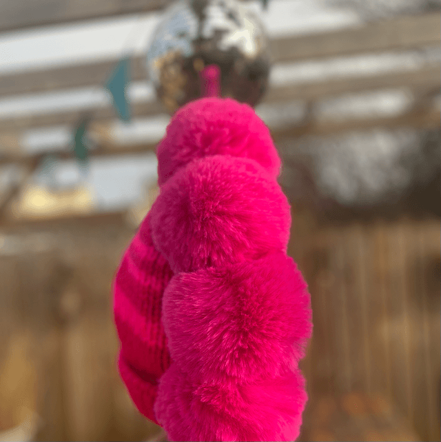 Funky Chunky Festival Hat – Pink Power Edition - Handmade in Scotland